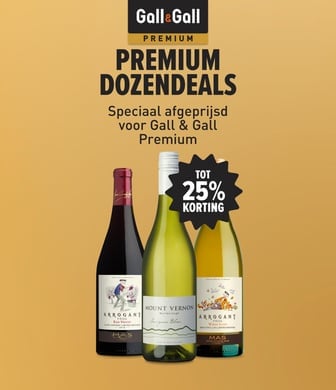 Premium dozendeals. Extra voordelig bij aankoop van een doos (6 flessen). Speciaal voor premium members.